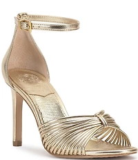 Vince Camuto Blaine Metallic Strappy Band Ankle Strap Dress Sandals