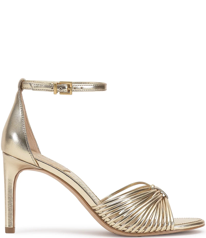 Vince Camuto Blaine Metallic Strappy Band Ankle Strap Dress Sandals