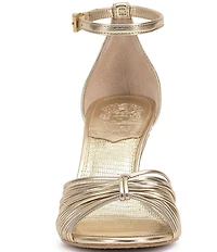Vince Camuto Blaine Metallic Strappy Band Ankle Strap Dress Sandals