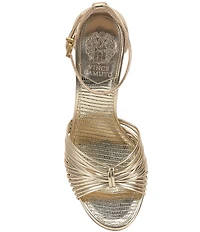 Vince Camuto Blaine Metallic Strappy Band Ankle Strap Dress Sandals
