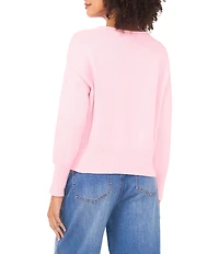 Vince Camuto Boat Neck Long Sleeve Sweater