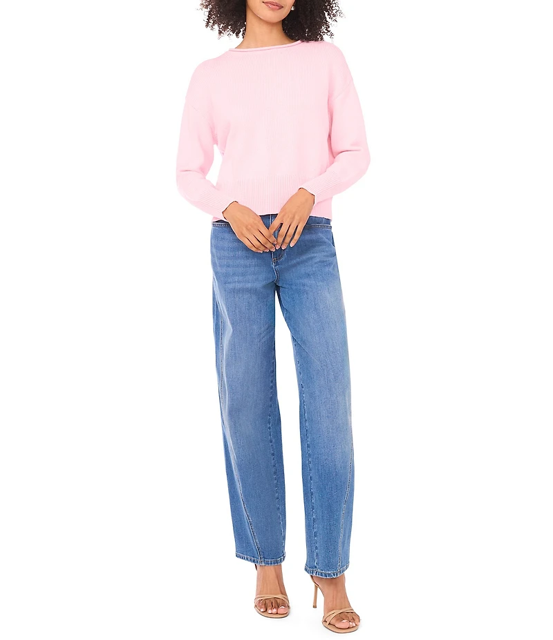 Vince Camuto Boat Neck Long Sleeve Sweater