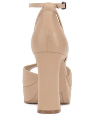 Vince Camuto Brenla Leather Ankle Strap Platform Sandals