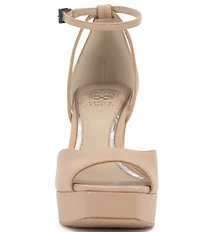 Vince Camuto Brenla Leather Ankle Strap Platform Sandals