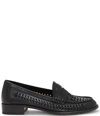 Vince Camuto Calie Braided Leather Flat Loafers