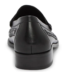 Vince Camuto Calie Braided Leather Flat Loafers