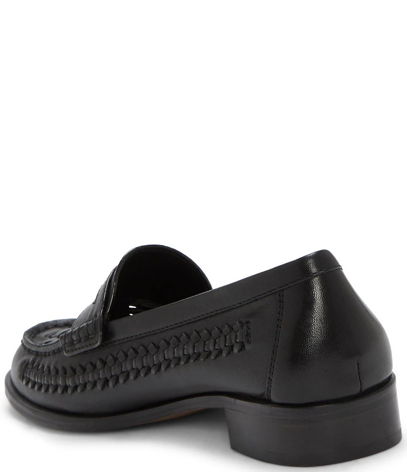Vince Camuto Calie Braided Leather Flat Loafers