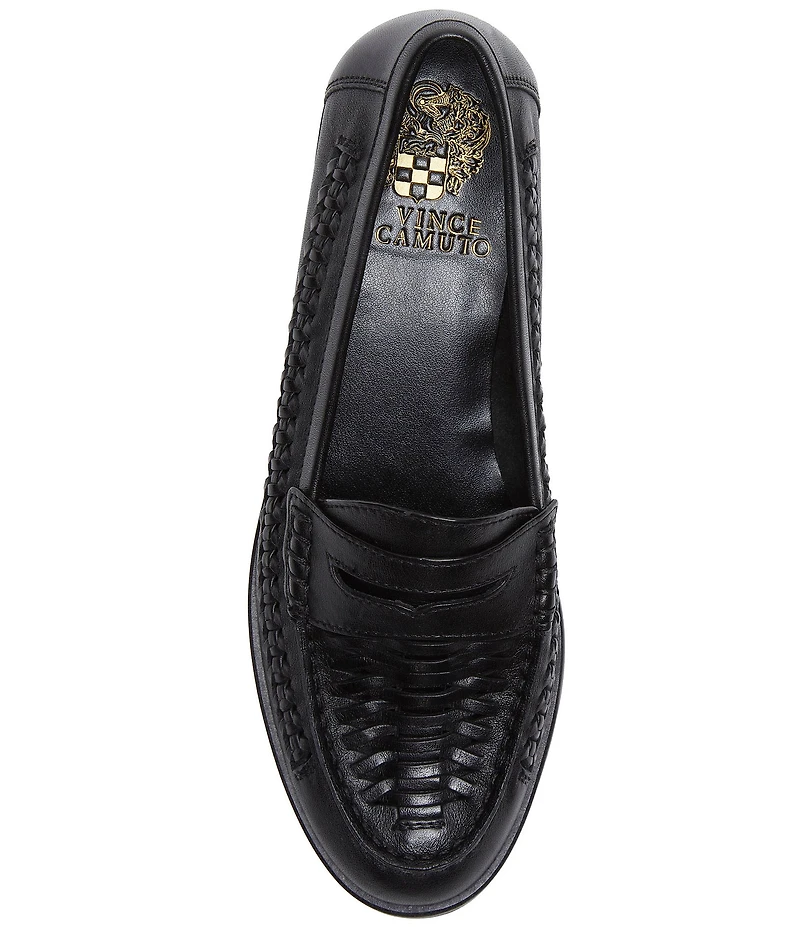 Vince Camuto Calie Braided Leather Flat Loafers