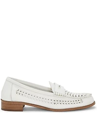 Vince Camuto Calie Braided Leather Flat Loafers