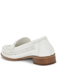 Vince Camuto Calie Braided Leather Flat Loafers