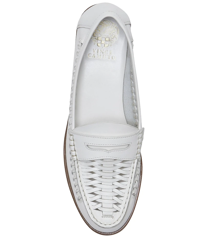 Vince Camuto Calie Braided Leather Flat Loafers