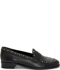Vince Camuto Camdyn Studded Leather Penny Loafers