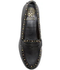 Vince Camuto Camdyn Studded Leather Penny Loafers