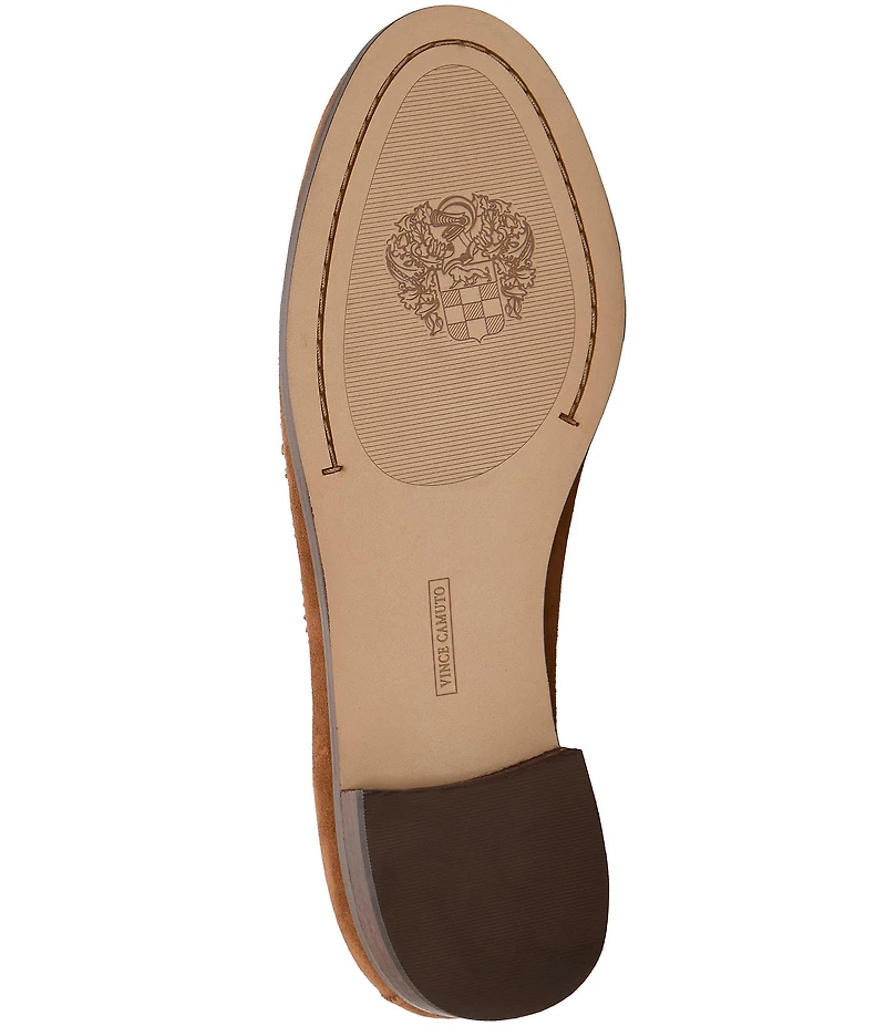 Vince Camuto Camdyn Studded Suede Penny Loafers