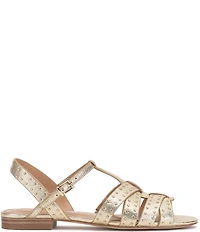 Vince Camuto Chaya Studded Leather Flat Gladiator Sandals