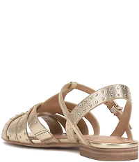 Vince Camuto Chaya Studded Leather Flat Gladiator Sandals