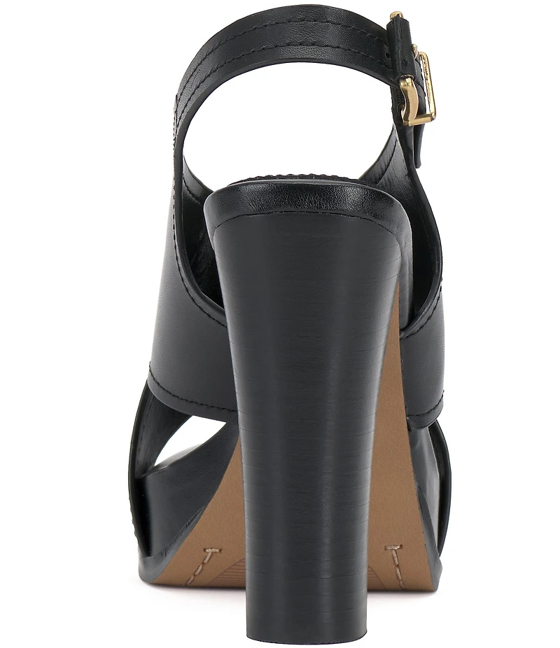 Vince Camuto Chlea Leather Slingback Sandals