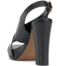 Vince Camuto Chlea Leather Slingback Sandals