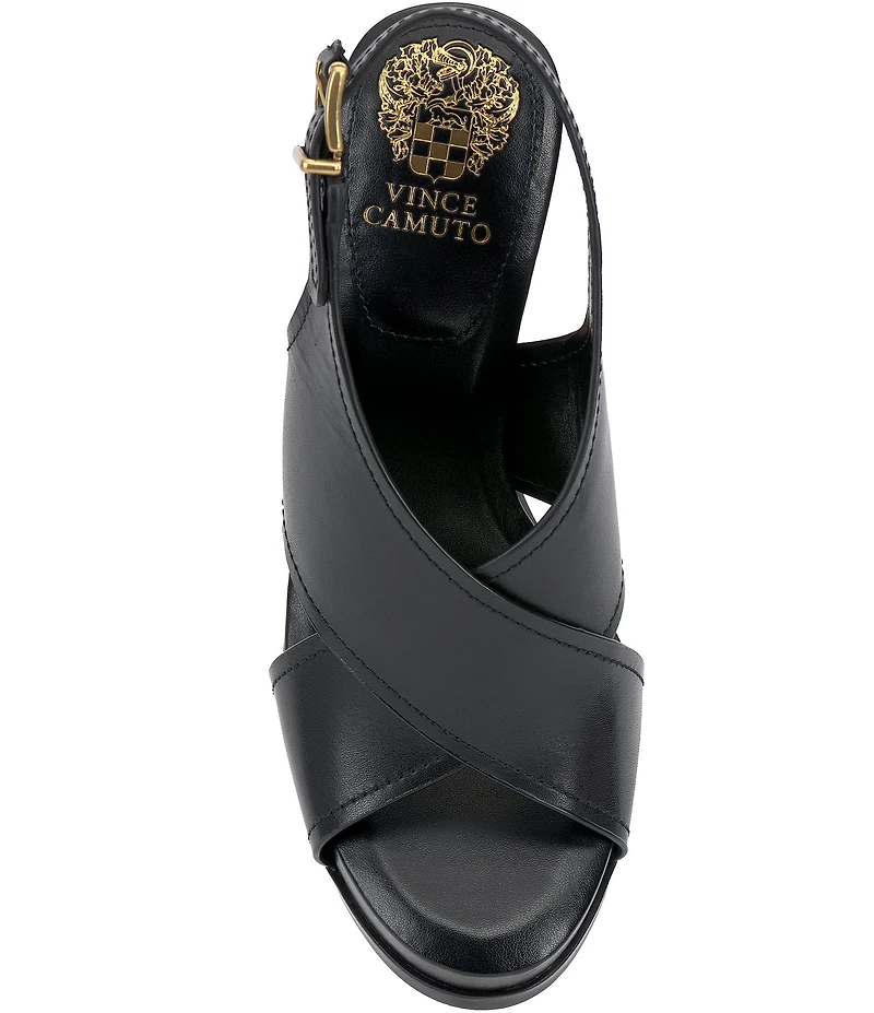 Vince Camuto Chlea Leather Slingback Sandals
