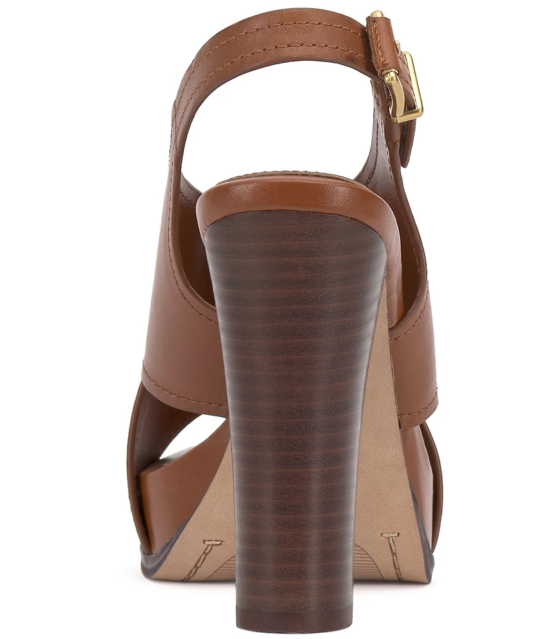 Vince Camuto Chlea Leather Slingback Sandals