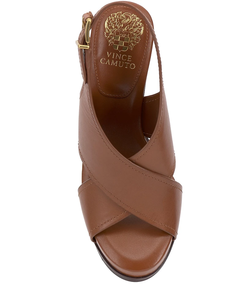 Vince Camuto Chlea Leather Slingback Sandals