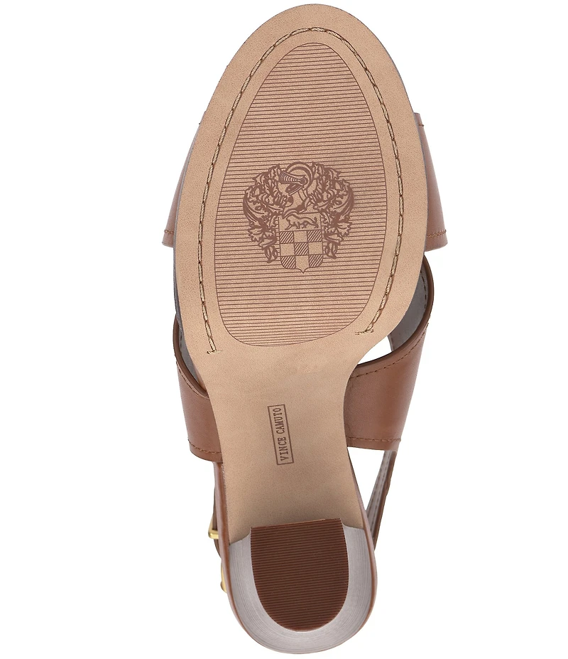 Vince Camuto Chlea Leather Slingback Sandals