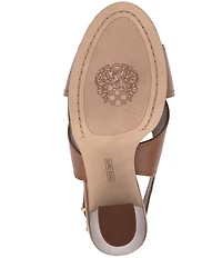 Vince Camuto Chlea Leather Slingback Sandals