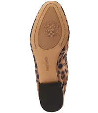 Vince Camuto Cintha Leopard Print Suede Loafers