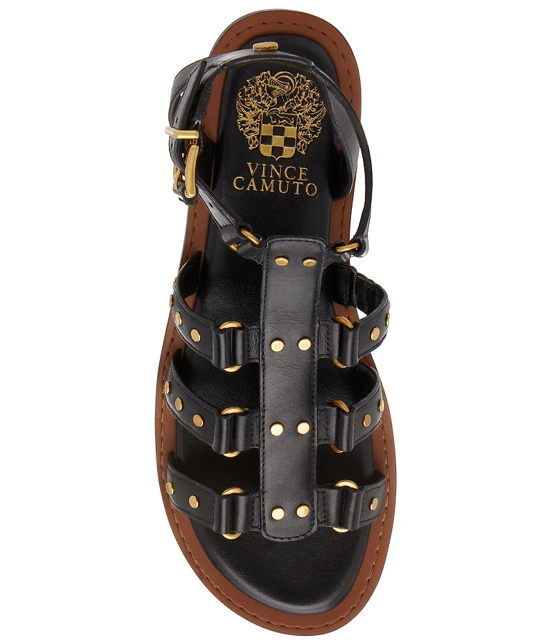 Vince Camuto Claira Leather Studded Gladiator Sandals