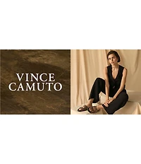 Vince Camuto Coordinating V Neck Sleeveless Tie Front Vest
