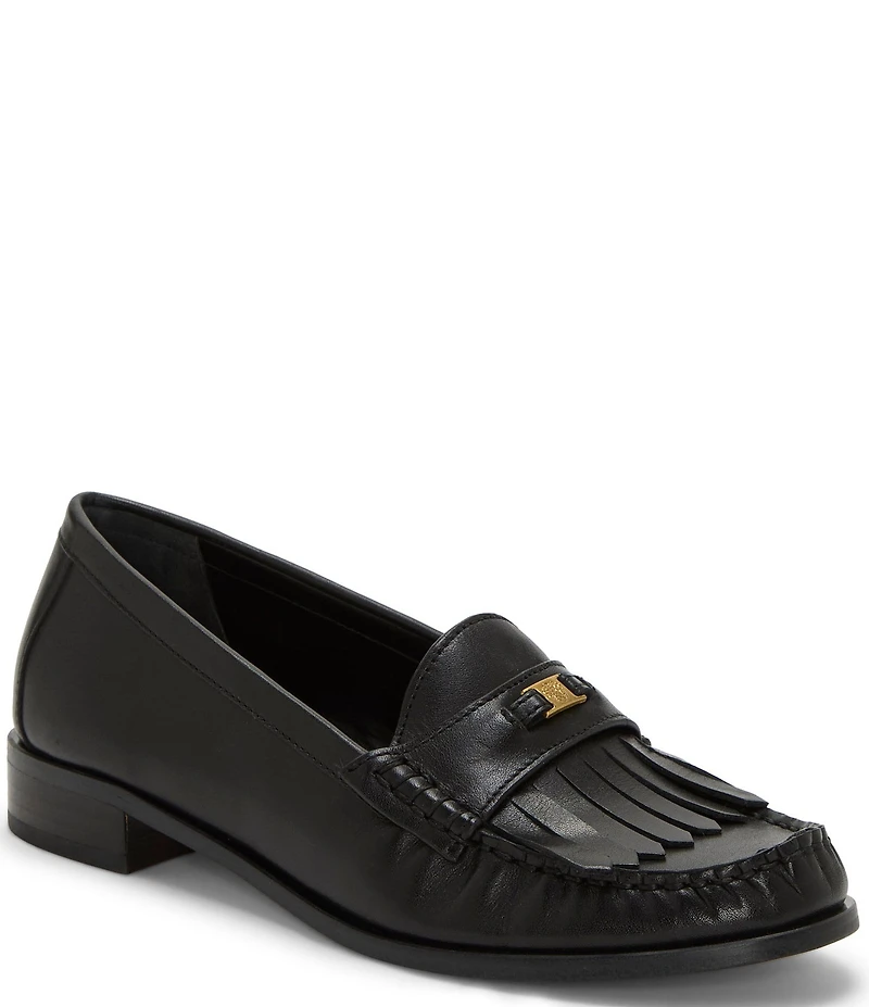 Vince Camuto Cosette Leather Kiltie Fringe Loafers