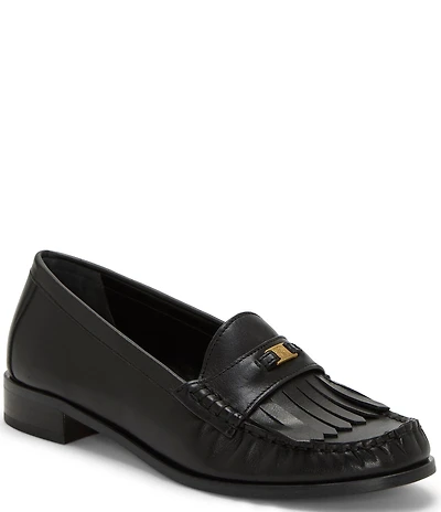 Vince Camuto Cosette Leather Kiltie Fringe Loafers
