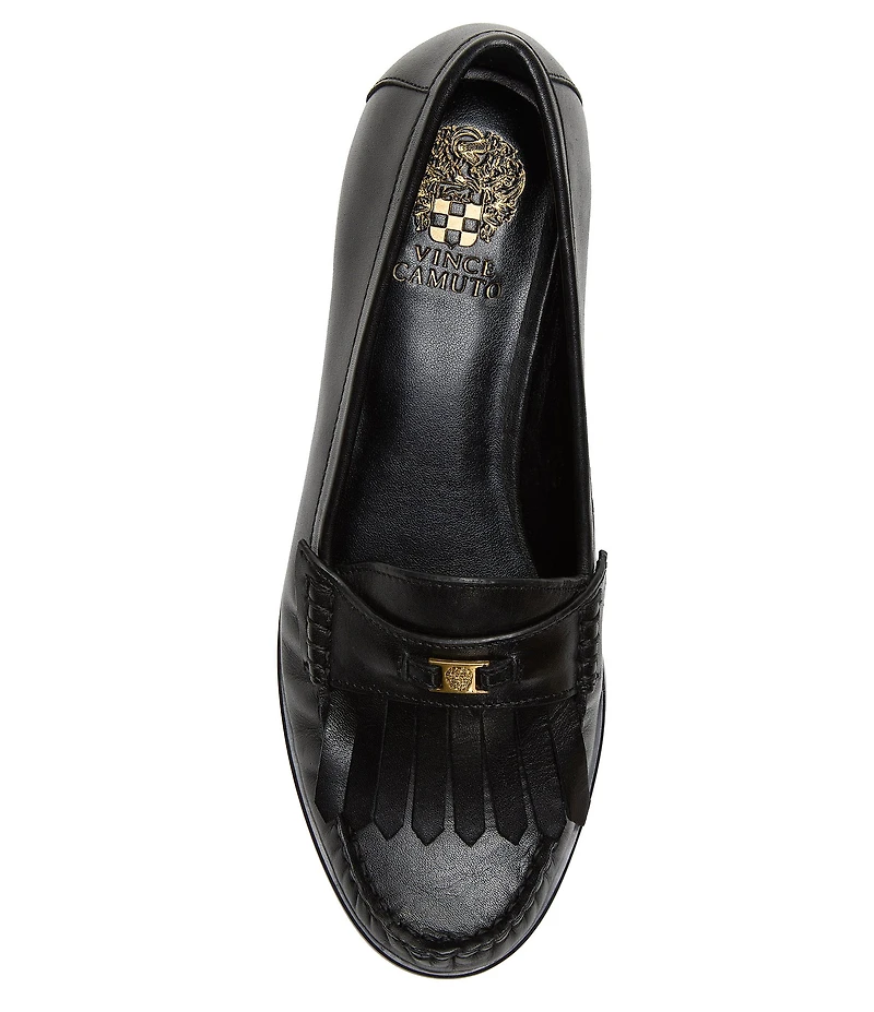 Vince Camuto Cosette Leather Kiltie Fringe Loafers