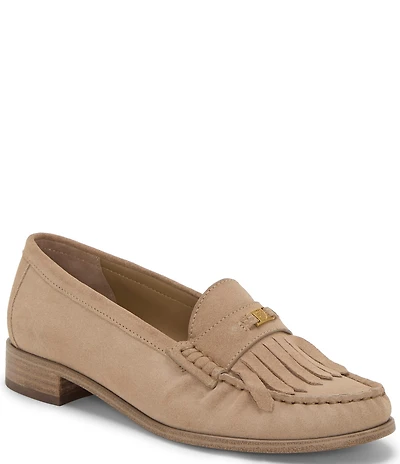 Vince Camuto Cosette Suede Kiltie Fringe Loafers