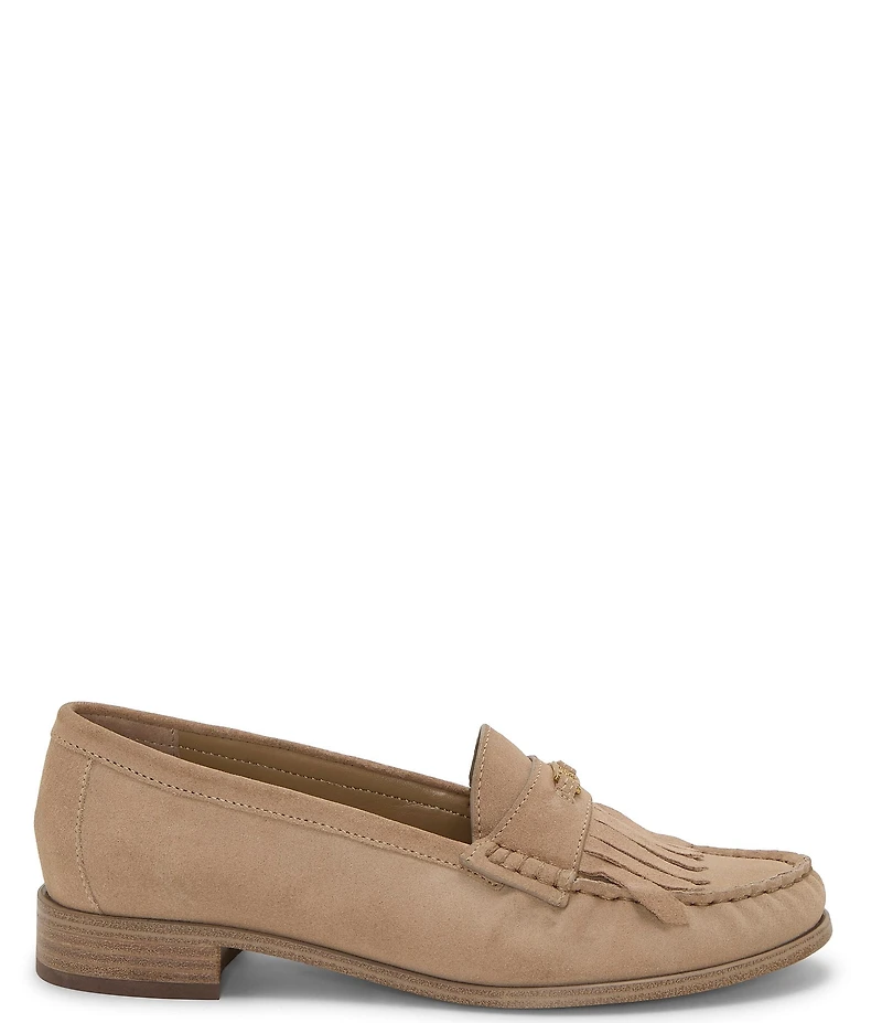 Vince Camuto Cosette Suede Kiltie Fringe Loafers