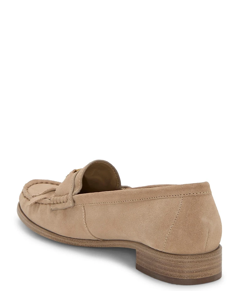 Vince Camuto Cosette Suede Kiltie Fringe Loafers