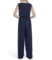 Vince Camuto Cowl Neck Sleeveless Jumpsuit