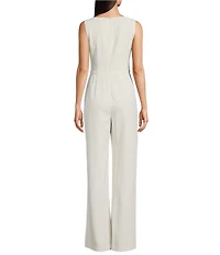 Vince Camuto Cowl Neck Sleeveless Maxi Jumpsuit