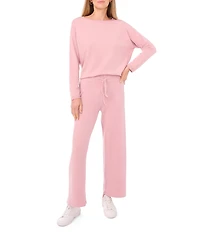 Vince Camuto Coordinating Crew Neck Long Sleeve Top