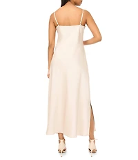 Vince Camuto Crew Neckline Short Sleeve Sweater 2 Piece Slip Dress