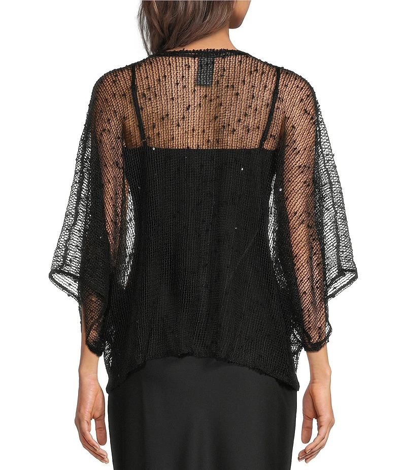 Vince Camuto Cropped Tie Front Popcorn Topper