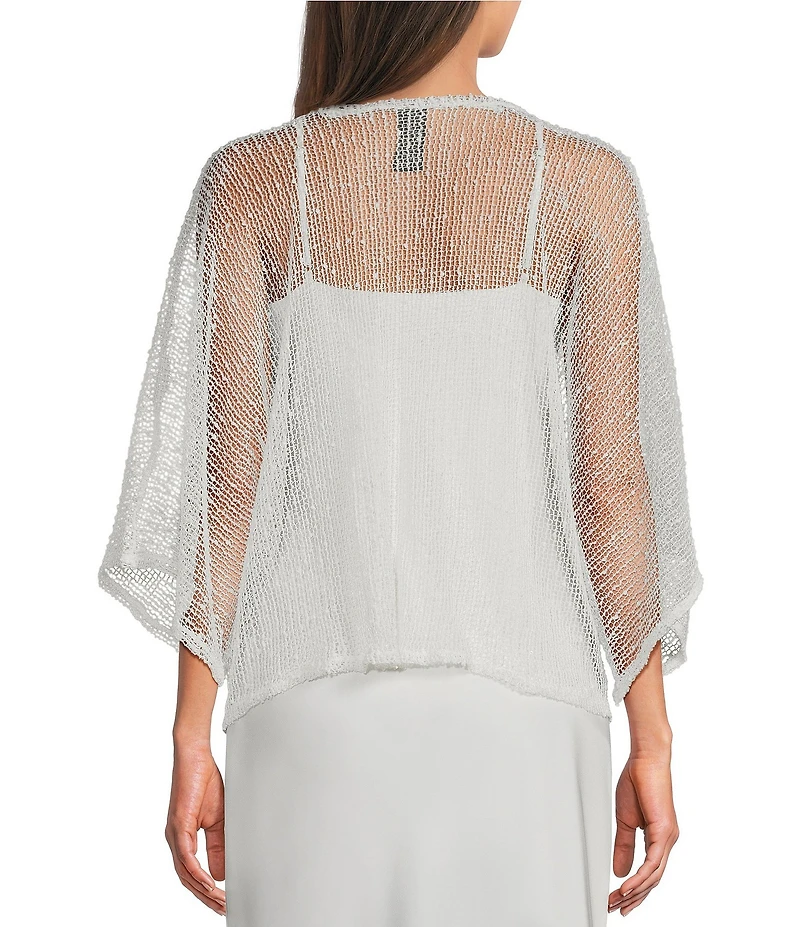 Vince Camuto Cropped Tie Front Popcorn Topper