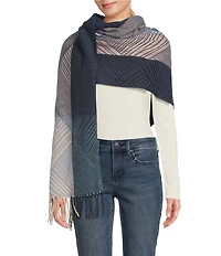 Vince Camuto Diamond Feather Soft Scarf Wrap
