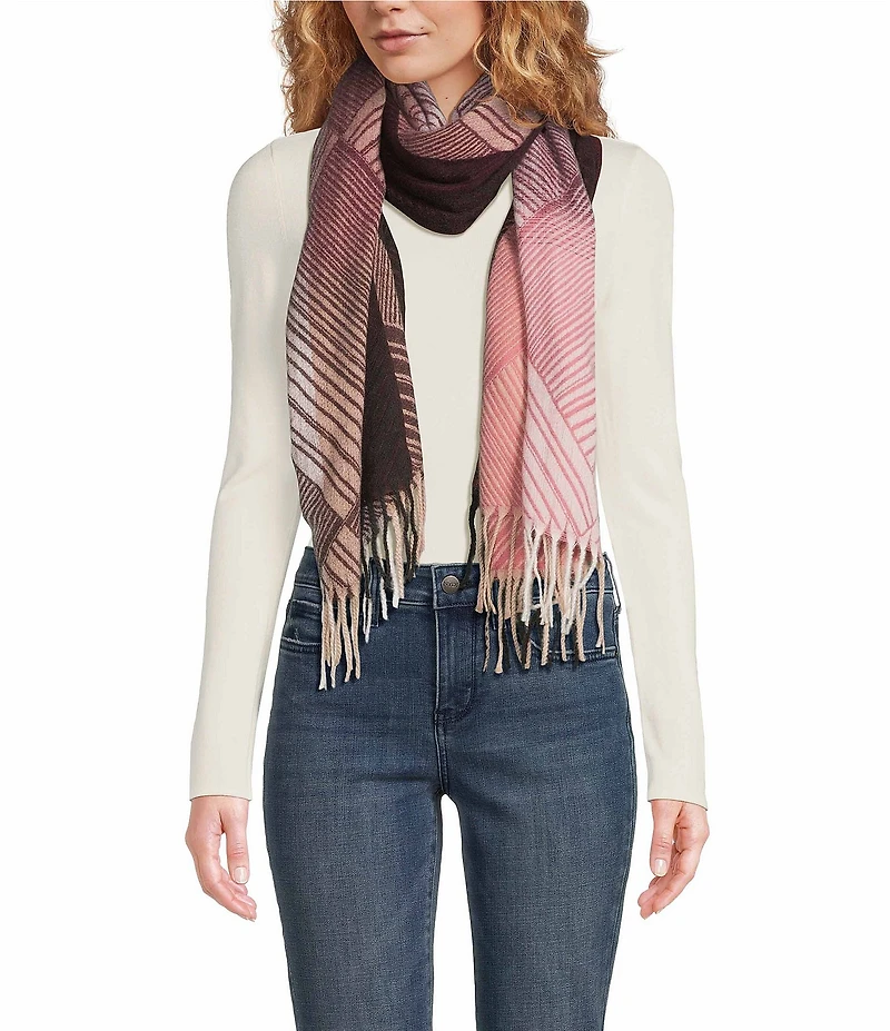 Vince Camuto Diamond Feather Soft Scarf Wrap