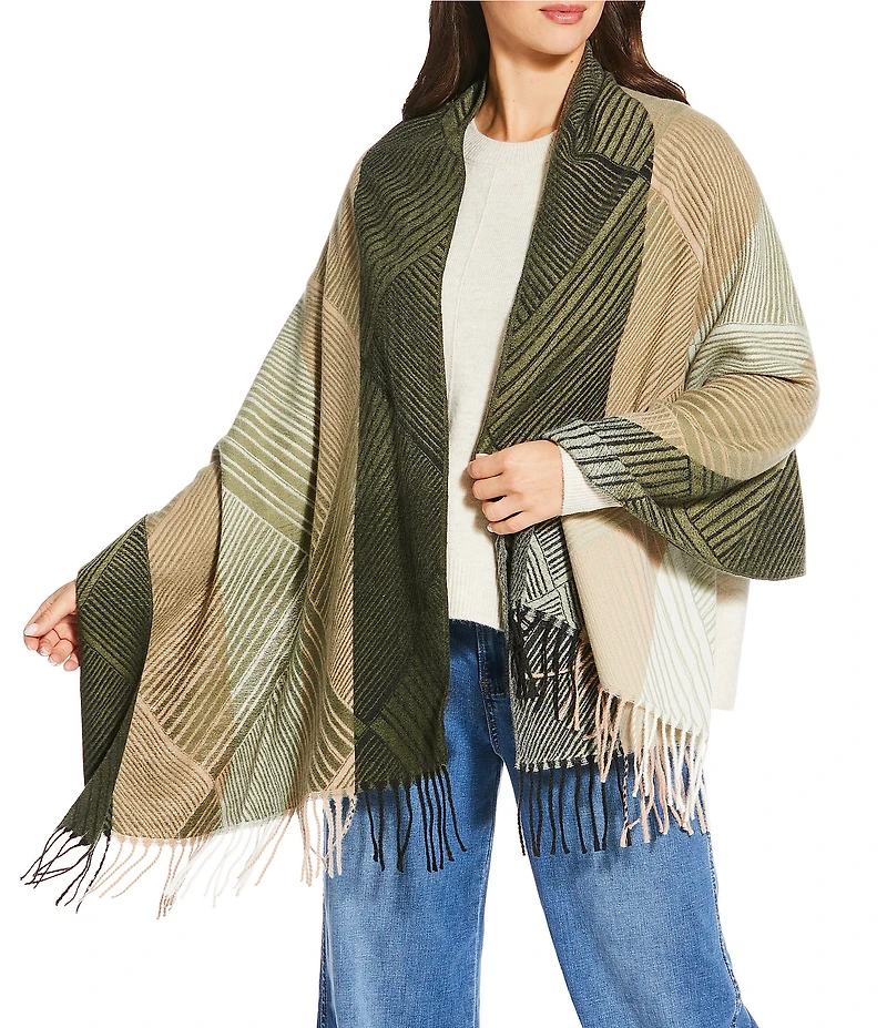 Vince Camuto Diamond Feather Soft Scarf Wrap
