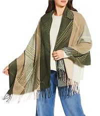 Vince Camuto Diamond Feather Soft Scarf Wrap