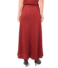 Vince Camuto Faux Suede Maxi A-Line Coordinating Skirt