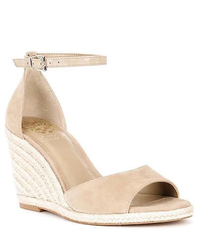 Vince Camuto Felyn Espadrille Suede Wedge Sandals