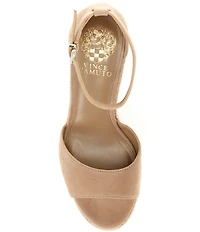 Vince Camuto Felyn Espadrille Suede Wedge Sandals