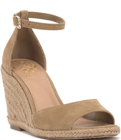 Vince Camuto Felyn Espadrille Suede Wedge Sandals